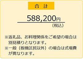 舟渡斎場の費用合計